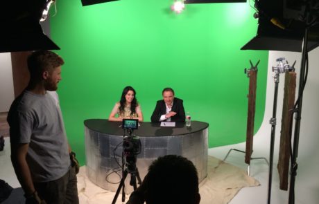 Live Interview in a Studio Film